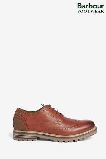 Barbour® Brown Marble Brogue Shoes vagabond (D74803) | £119