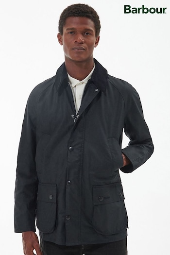 Barbour® Black Ashby Waxed Jacket (D74986) | £229