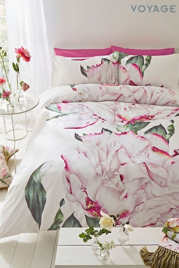Voyage Pink Parcevall Peony Duvet Cover and Pillowcase Set (D75231) | £65 - £115