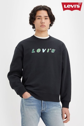 Levi's Black Relaxed Sweatshirt (D75279) | £55