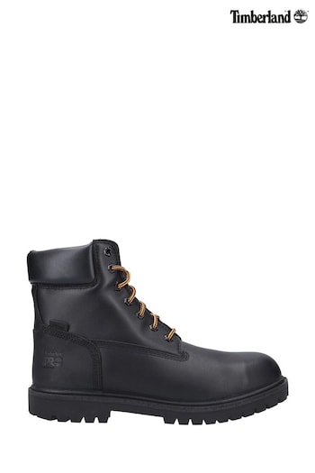 Timberland Red Black Iconic Safety Toe Work Boots (D75377) | £182