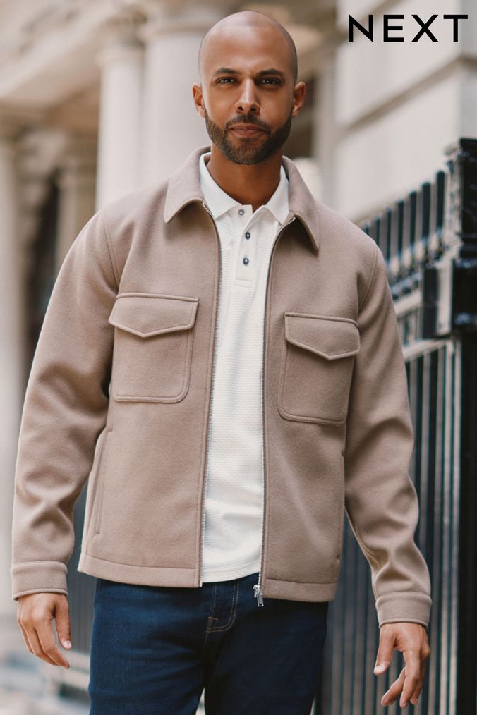 Cream jacket hot sale