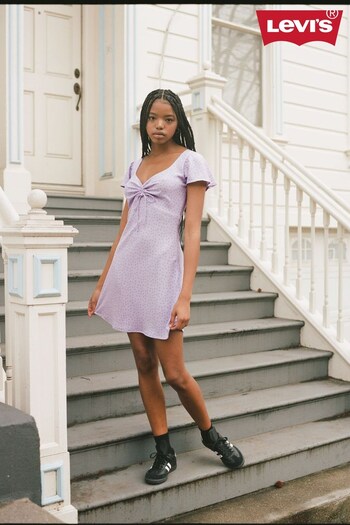 Levi's® Purple Skylar Flutter Dress (D75528) | £65