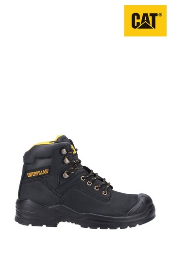 Caterpillar Striver Mid S3 Safety Black Boots (D75605) | £86