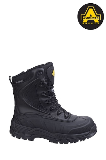 Amblers Safety Hybrid Metal Free Hi-leg Waterproof Black Safety Boots (D75611) | £110
