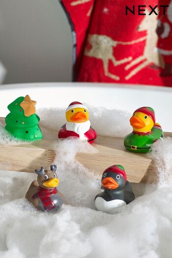 Multi Christmas Buddies Bath Toys (D75790) | £7