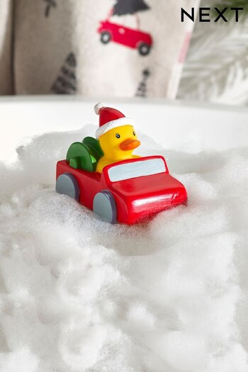 Red Christmas Car Rubber Duck (D75881) | £5