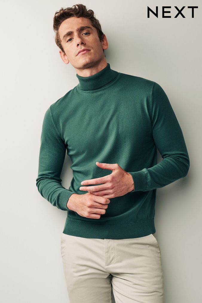 Next mens clearance polo neck jumpers