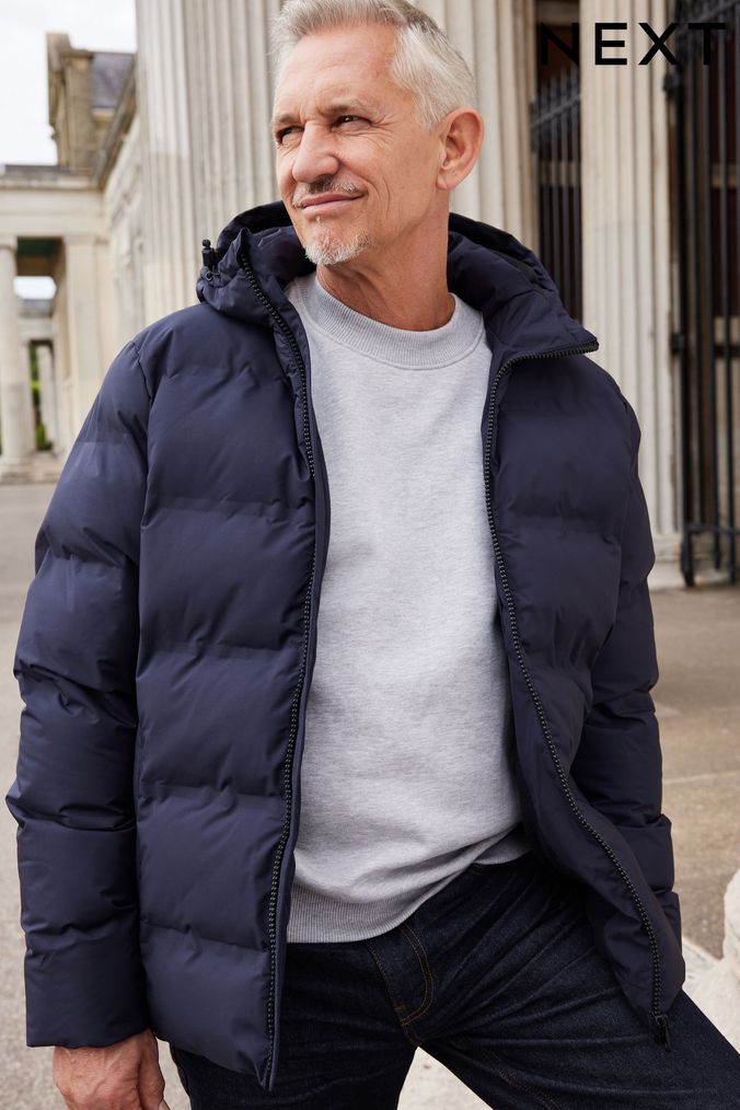 Mens full length puffer coat deals