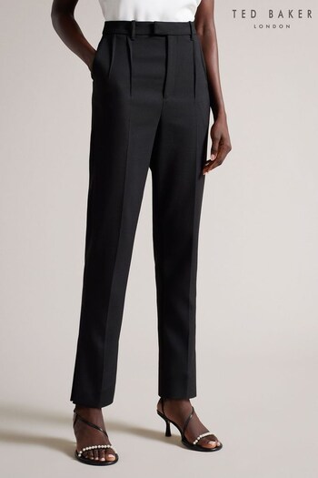 Ted Baker Frittat Black Darts Cigarette Tailored Trousers (D76030) | £135