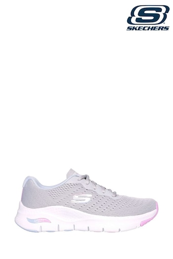 Skechers Grey Arch Fit Infinity Cool Trainers (D76093) | £89