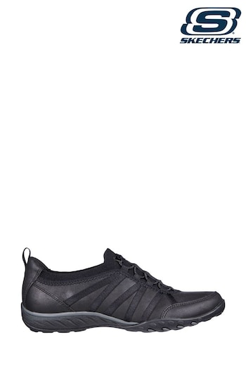 Skechers Gold Black Womens Breathe-Easy Remember Me Trainers (D76106) | £72
