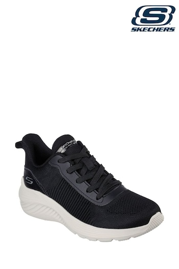 Skechers Black Womens Bobs Squad Waves Trainers (D76127) | £62