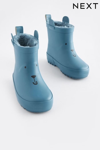 Blue Bear Warm Lined Ankle Wellies (D76201) | £16 - £19