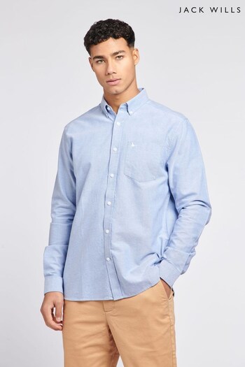 Jack Wills Wadsworth Oxford Blue Shirt (D76396) | £55