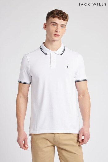 Jack Wills Edgewear Pique Polo Shirt (D76407) | £35