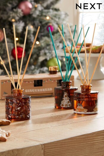 Gingerbread Spice Fragranced Set Of 50ml Diffuser (D76544) | £14