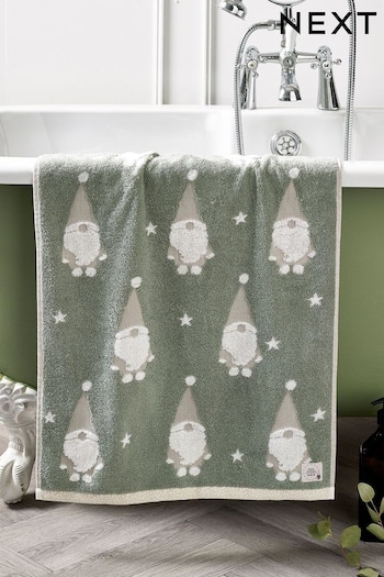 Green Christmas Gonk Towels (D76590) | £8 - £18