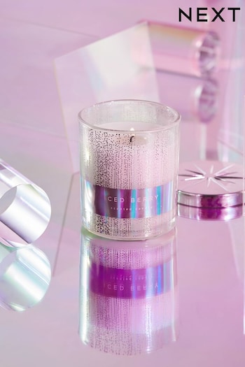 Iridescent Waxfill Iced Berry Scented Candle (D76610) | £12