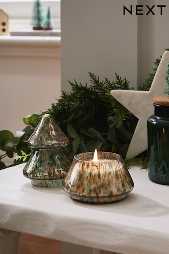 Green Christmas Tree Fragranced Decorative Shaped Candle (D76625) | £16