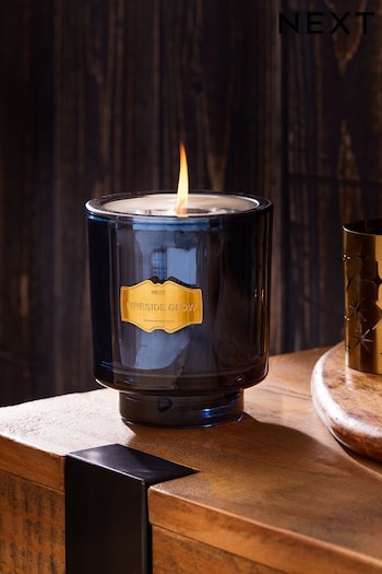 Navy Mandarin and Amber Boxed Scented Candle Set (D76628) | £12