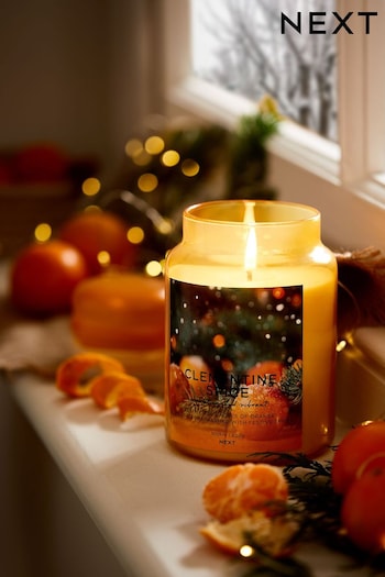 Orange Clementine Spice Jar Candle (D76633) | £15