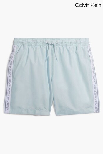Calvin pink Klein Boys Blue Medium Drawstring Swim Shorts (D76738) | £50