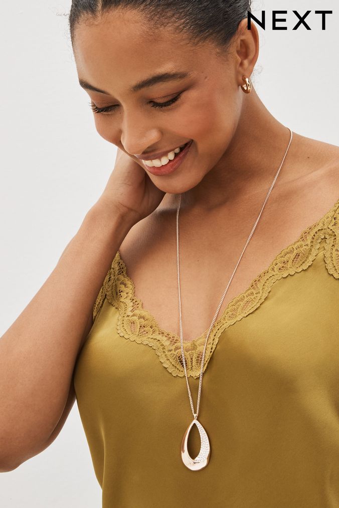 Buy Women s Necklaces Jewellery Pink Online Next UK