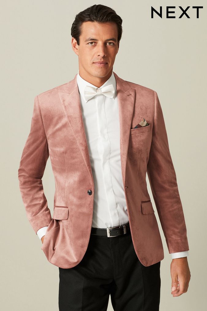 Light pink hotsell blazer men