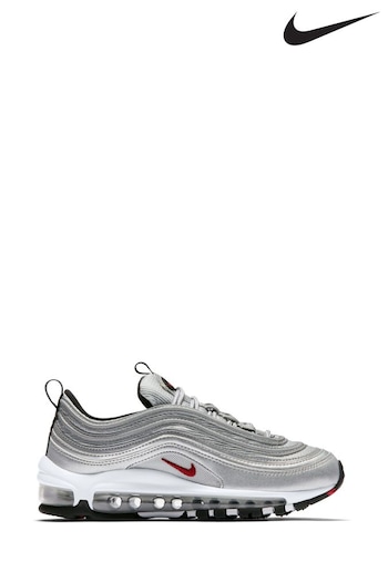 Nike jerseys Silver Air Max 97 Youth Trainers (D77069) | £110
