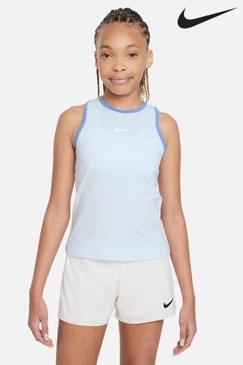 Nike lite Blue Court Dri-FIT Victory Tennis Tank (D77074) | £25