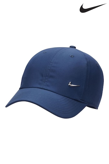 Nike Jordan Blue Dri-FIT Club Unstructured Metal Swoosh Cap (D77136) | £23