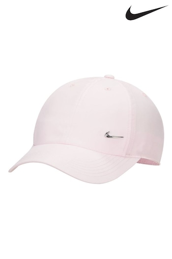 Nike Pink Dri-FIT Club Kids' Unstructured Metal Swoosh Cap (D77145) | £18