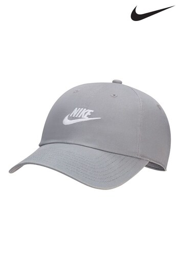 Nike Grey Club Unstructured Futura Wash Cap (D77181) | £23