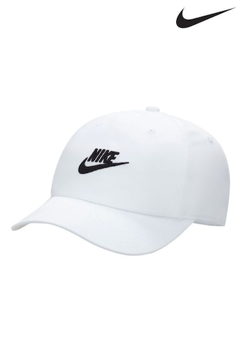 Nike White Club Kids Unstructured Futura Wash Cap (D77185) | £17