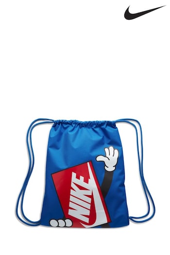 Nike Blue Graphic Drawstring Kids Bag (D77192) | £14