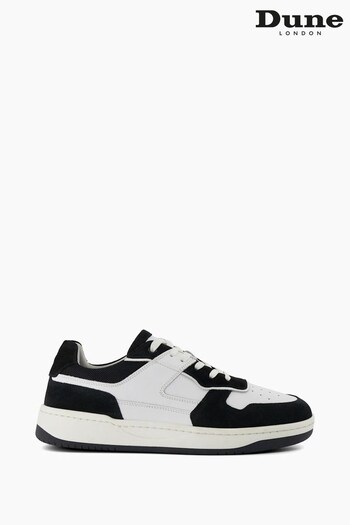 Dune London Natural Ted Retro Court Trainers (D77208) | £115