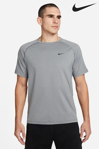 Nike Grey Dri-FIT Ready Fitness T-Shirt (D77214) | £38