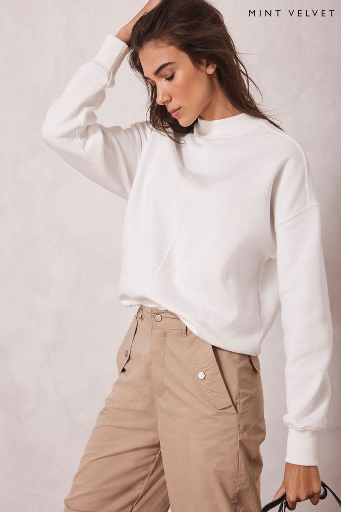 Mint velvet pink best sale hoodie