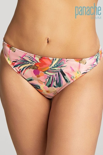 Panache Pink Swim Paradise Classic Bikini Briefs (D77286) | £22