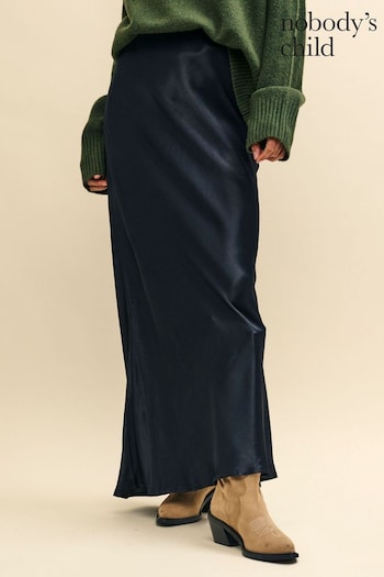 Nobody's Child Black Mila Midi Skirt (D77435) | £45