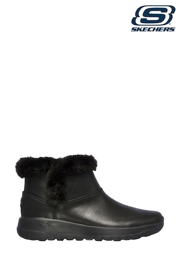 Skechers Cozy Black Womens On-The-Go Joy Black Endeavor Boots (D77504) | £69