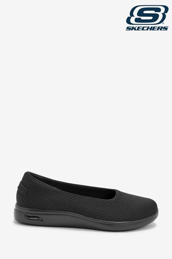 Skechers Black Arch Fit Uplift Sweet Sophisticaion Womens Shoes (D77506) | £72