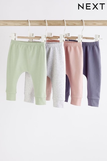 Mint Green/Lilac Purple Baby shirt Leggings 4 Pack (0mths-2yrs) (D77709) | £13 - £15