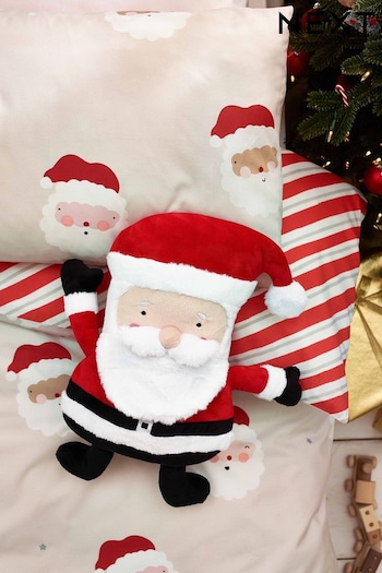 Santa Light Up Christmas Cushion (D77831) | £21