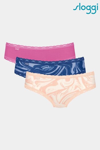 Sloggi 24/7 Weekend Hipster Knickers Three Pack (D77979) | £21