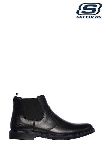 Skechers Black Bregman Morago Mens Boots (D78139) | £94