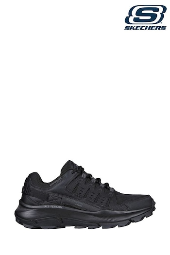 Skechers Flashy Black Equalizer 5.0 Solix Trail Running Trainers (D78146) | £89