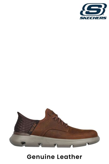 Skechers BCOR Brown Mens Garza Trainers (D78161) | £94