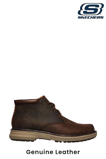 Skechers Brown Wenson Osteno Boots (D78172) | £97